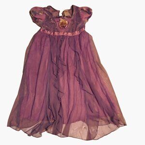 Disney Rapunzel Dress Costume Girls Size XS Purple Play Shabby Halloween